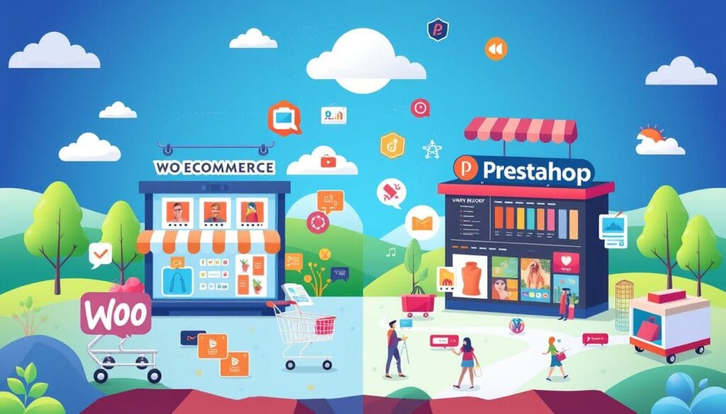 WooCommerce, PrestaShop, sklep online